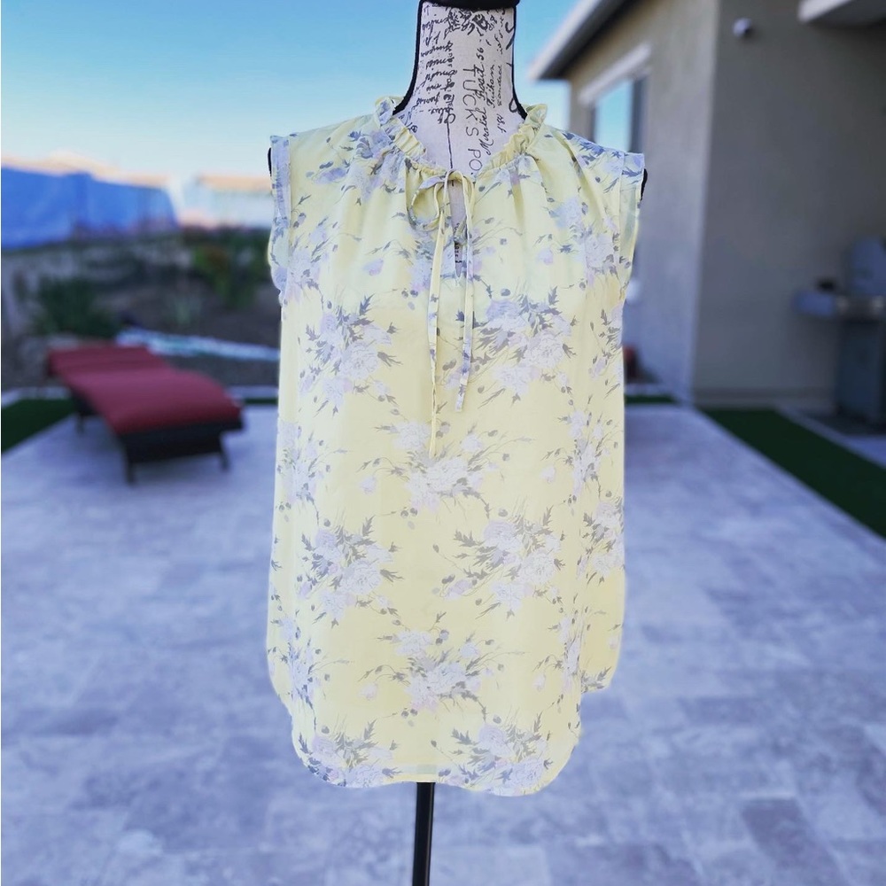 Dalia Floral Tank size M